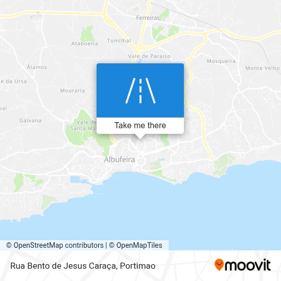 Rua Bento de Jesus Caraça map