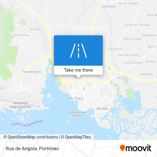 Rua de Angola map
