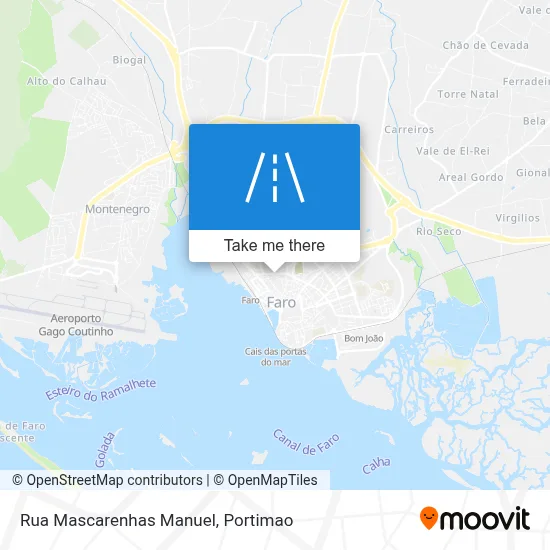 Rua Mascarenhas Manuel map