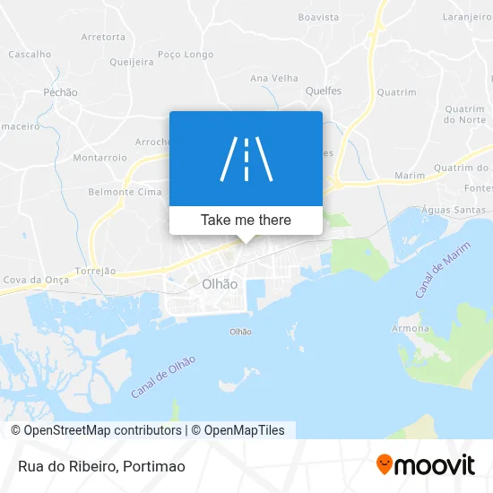 Rua do Ribeiro map