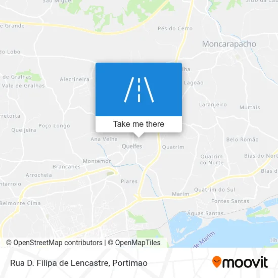 Rua D. Filipa de Lencastre map