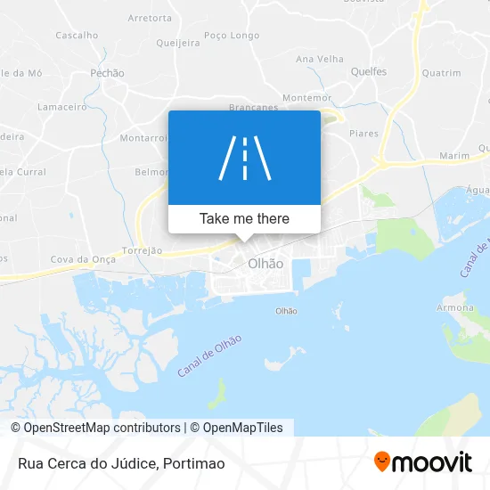 Rua Cerca do Júdice map