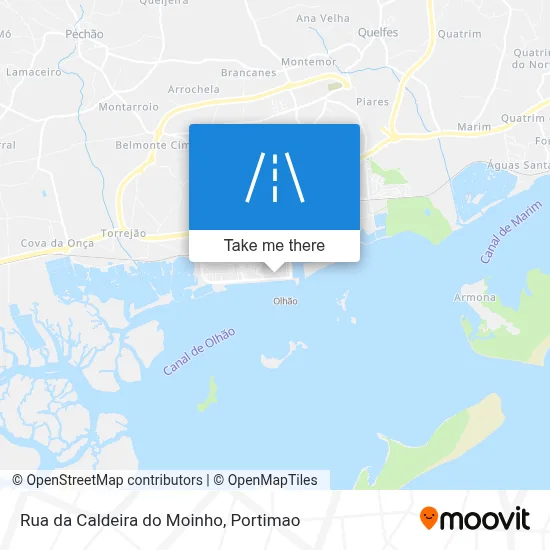 Rua da Caldeira do Moinho map