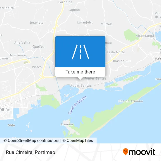 Rua Cimeira map