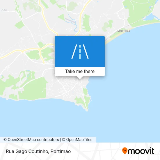 Rua Gago Coutinho map