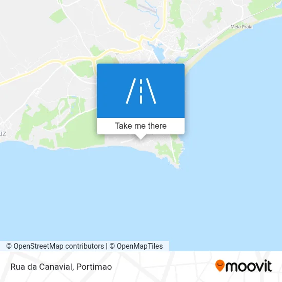 Rua da Canavial map