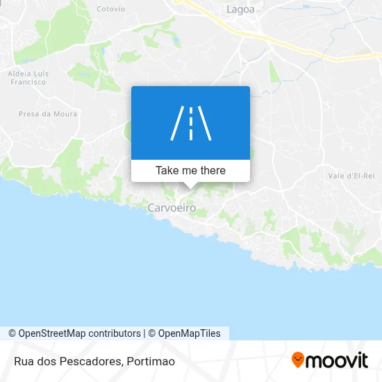 Rua dos Pescadores map