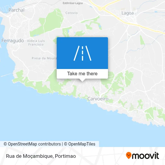 Rua de Moçambique map