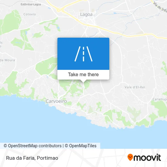 Rua da Faria map