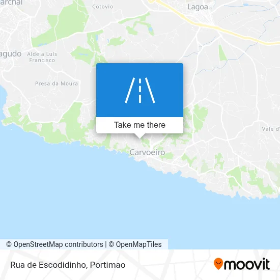 Rua de Escodidinho map