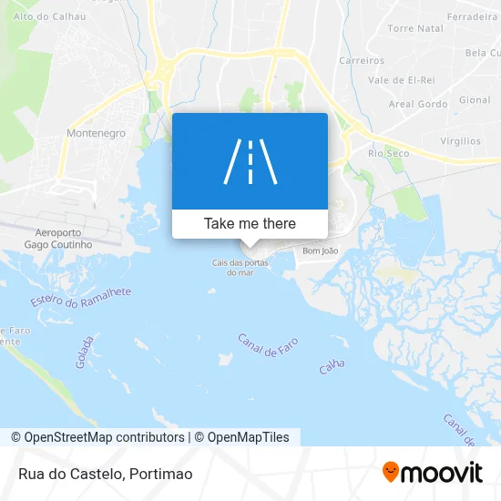 Rua do Castelo map