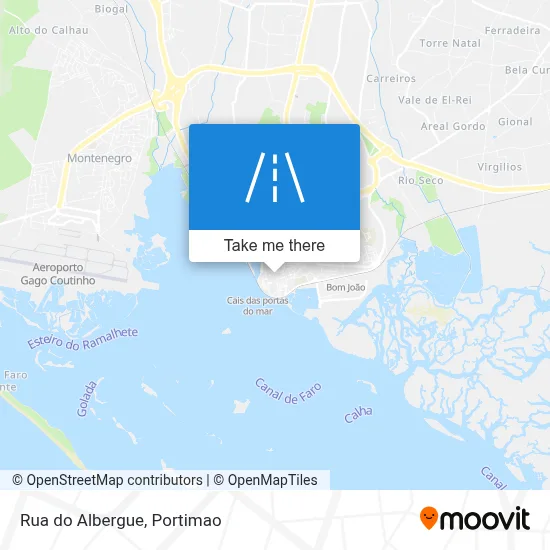 Rua do Albergue map