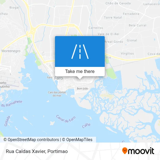 Rua Caldas Xavier map