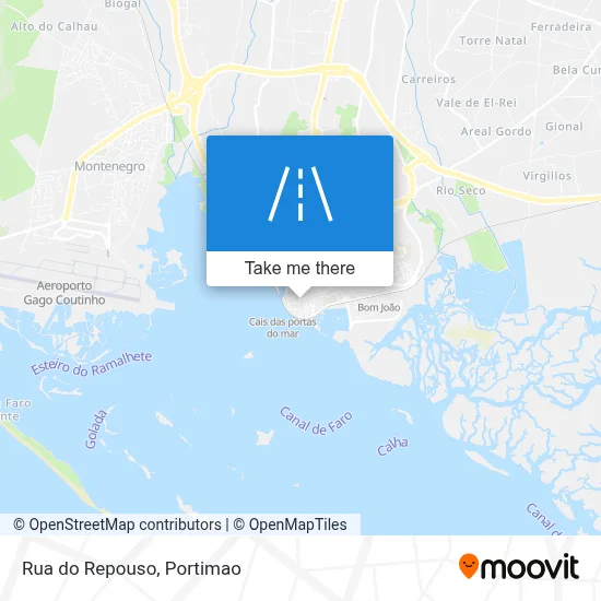 Rua do Repouso map