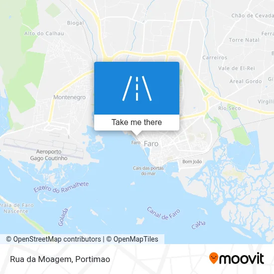 Rua da Moagem map