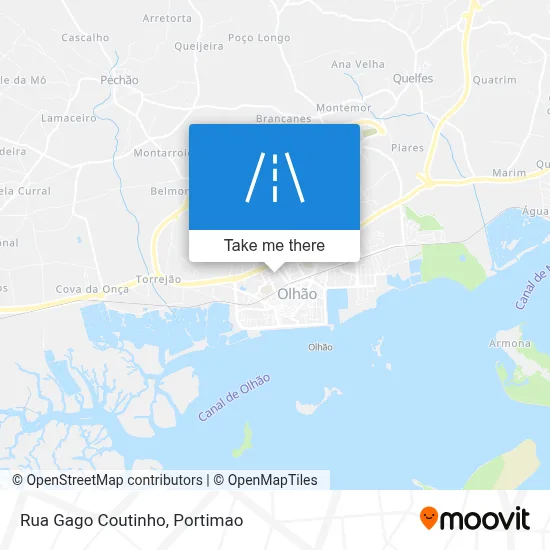 Rua Gago Coutinho map