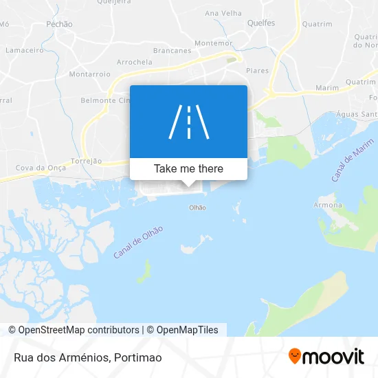 Rua dos Arménios map