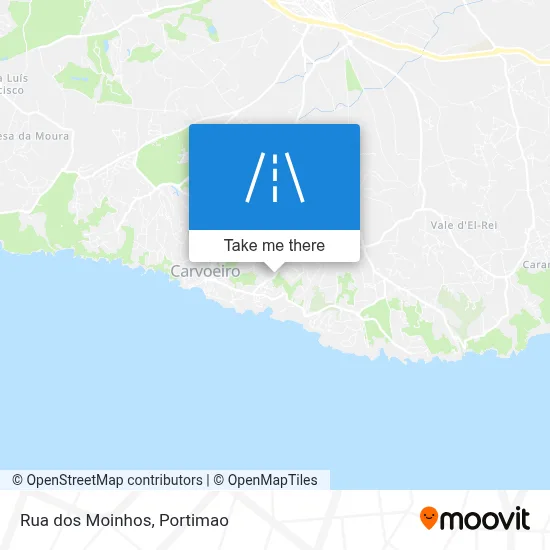 Rua dos Moinhos map