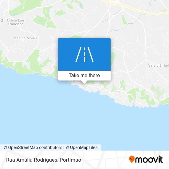 Rua Amália Rodrigues map