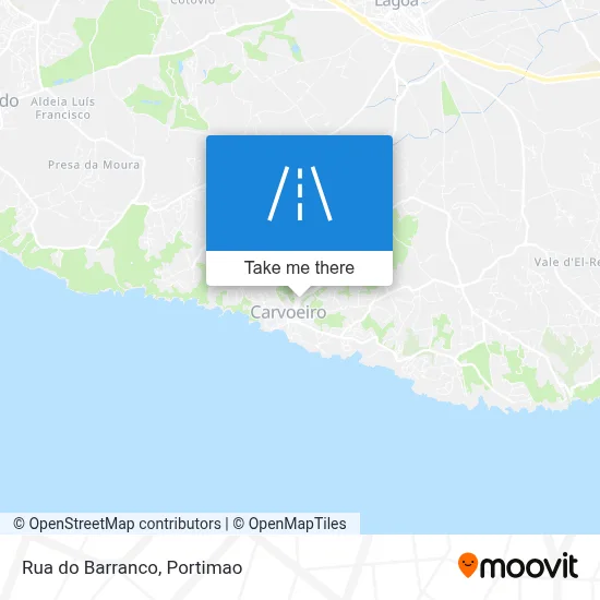 Rua do Barranco map