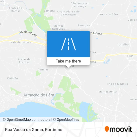 Rua Vasco da Gama map