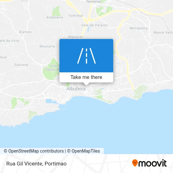 Rua Gil Vicente map