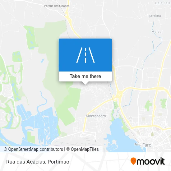 Rua das Acácias map