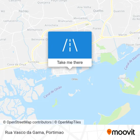 Rua Vasco da Gama map