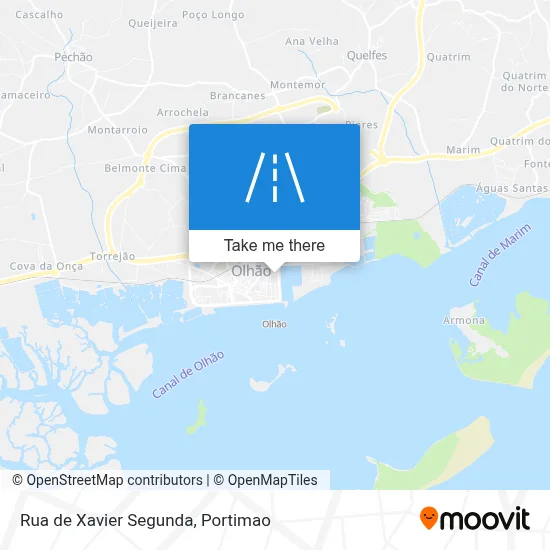 Rua de Xavier Segunda map