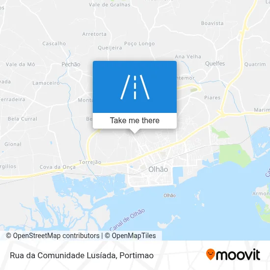 Rua da Comunidade Lusíada map