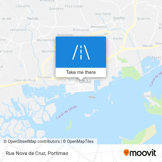 Rua Nova da Cruz map