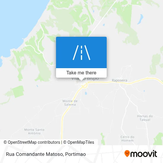 Rua Comandante Matoso map