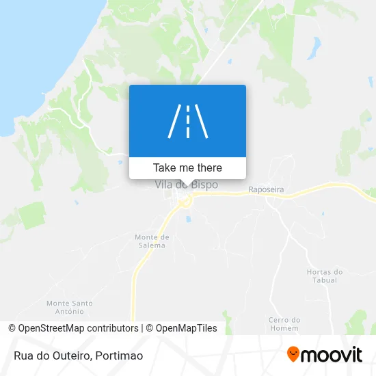 Rua do Outeiro map