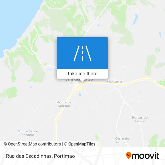 Rua das Escadinhas map