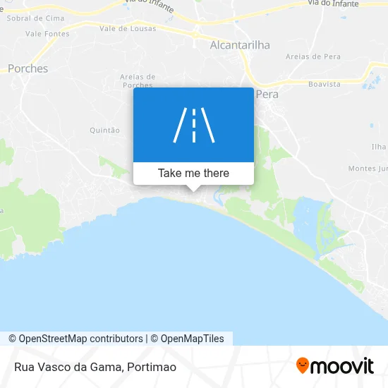 Rua Vasco da Gama map