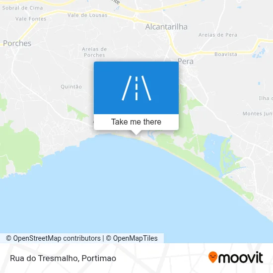 Rua do Tresmalho map