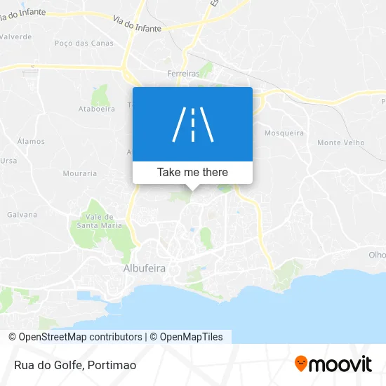 Rua do Golfe map