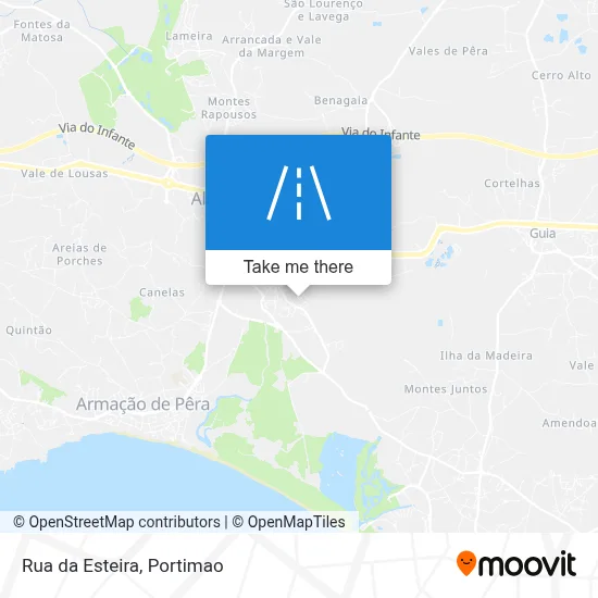 Rua da Esteira map