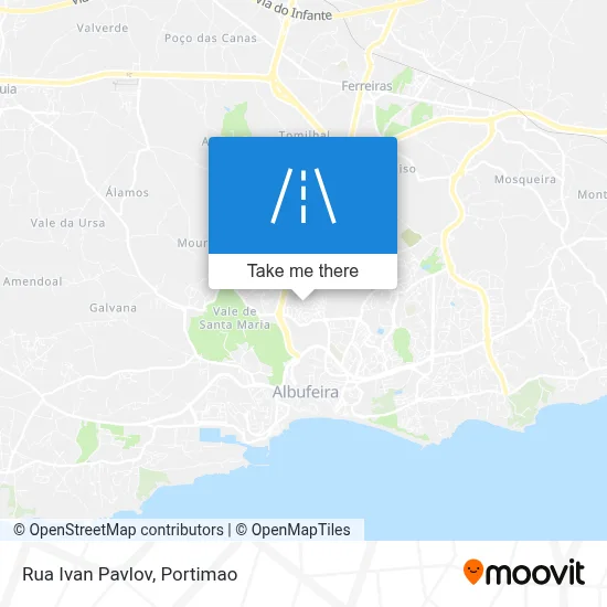 Rua Ivan Pavlov map