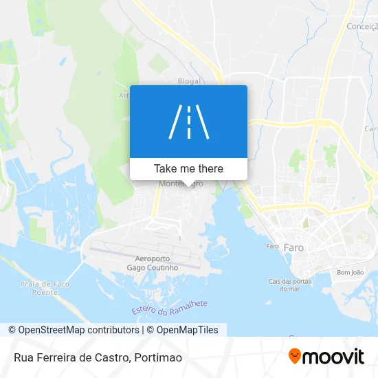 Rua Ferreira de Castro map