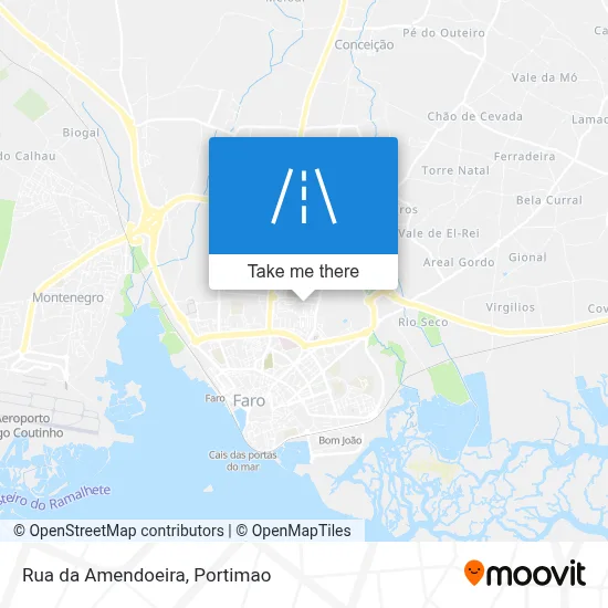 Rua da Amendoeira map