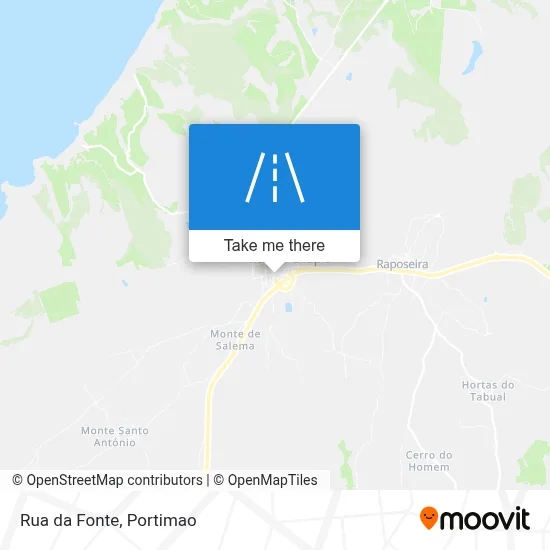 Rua da Fonte map