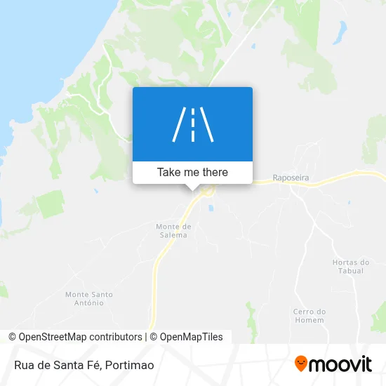 Rua de Santa Fé map
