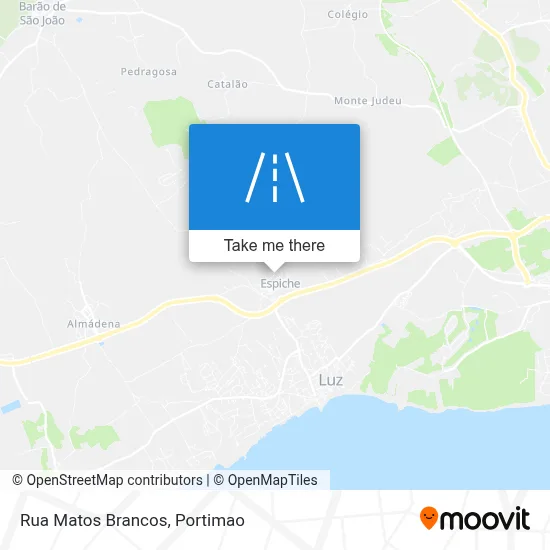 Rua Matos Brancos map