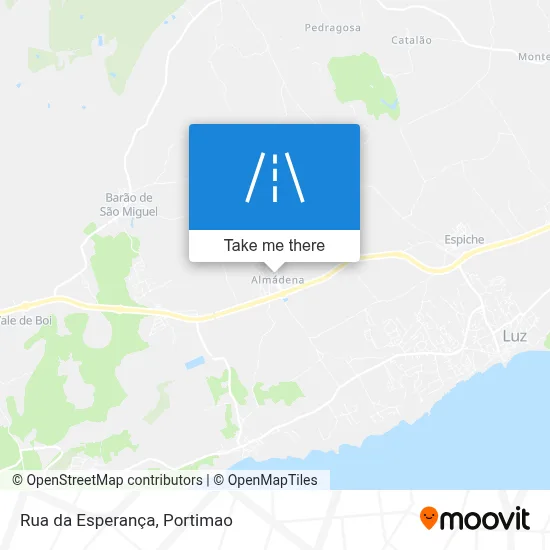 Rua da Esperança map