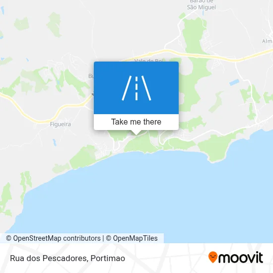 Rua dos Pescadores map