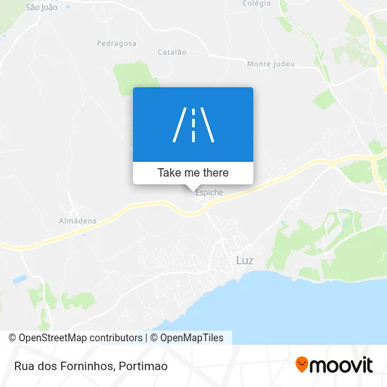 Rua dos Forninhos map