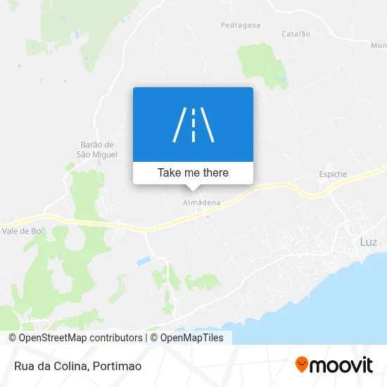 Rua da Colina map