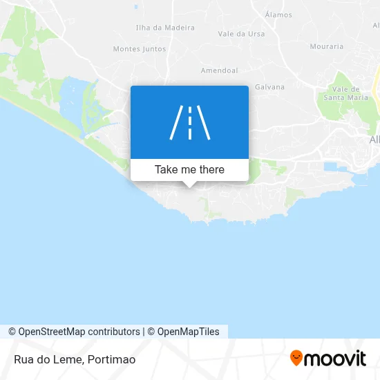 Rua do Leme map