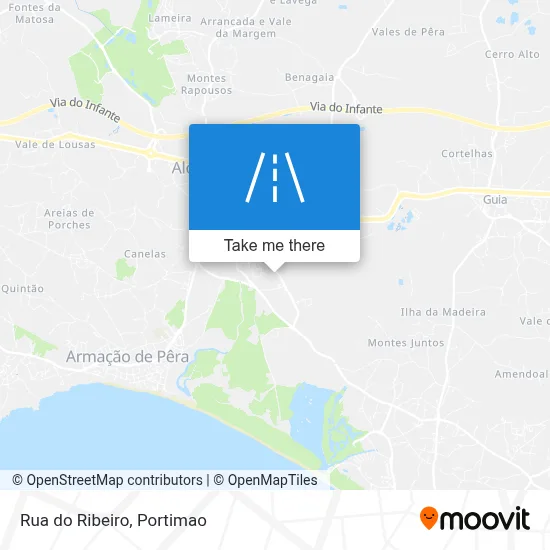 Rua do Ribeiro map